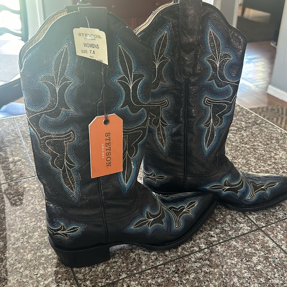 Brand new Stetson woman’s cowboy boots